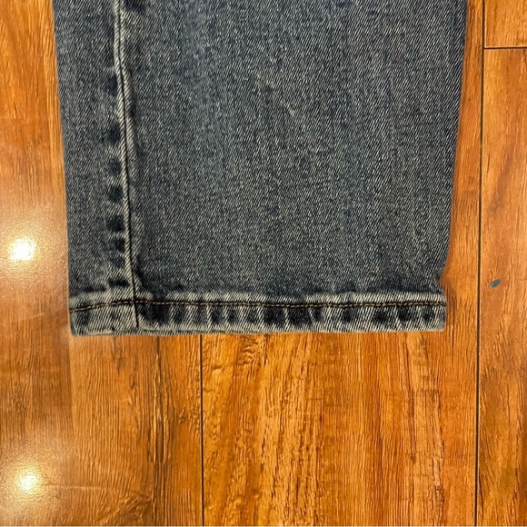 WRANGLER Men’s Blue Denim Slim Straight Jean Size 32 x 32 - Picture 5 of 12